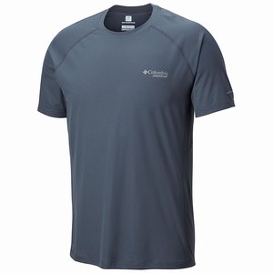 Columbia Titan Ultra™ Shortärmad Skjorta Herr MörkGrå (TBOIJ7961)